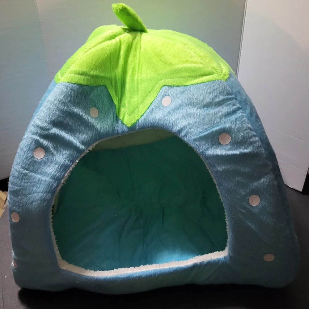 Strawberry Soft Pad Double-sided Pet Bed For Dogs And Cats Inside Pet House